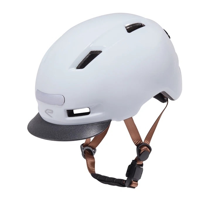 Urban helmet EKOI Perf CITY STYLE White Visor