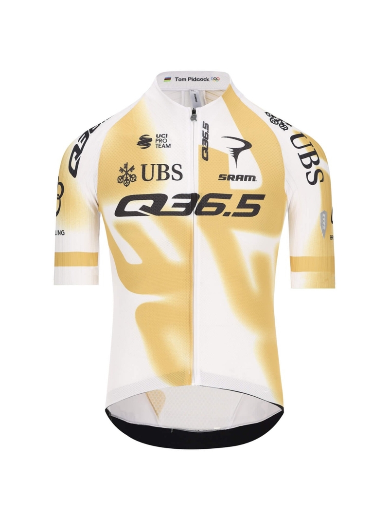 Gregarius Q36.5 Pro Team Off-Road Jersey Gold-White