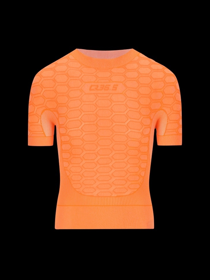 Base Layer 2 short sleeve Poppy Orange