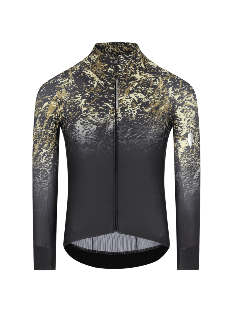 Gregarius Hybrid Alpi Camo Long Sleeve Jersey Black