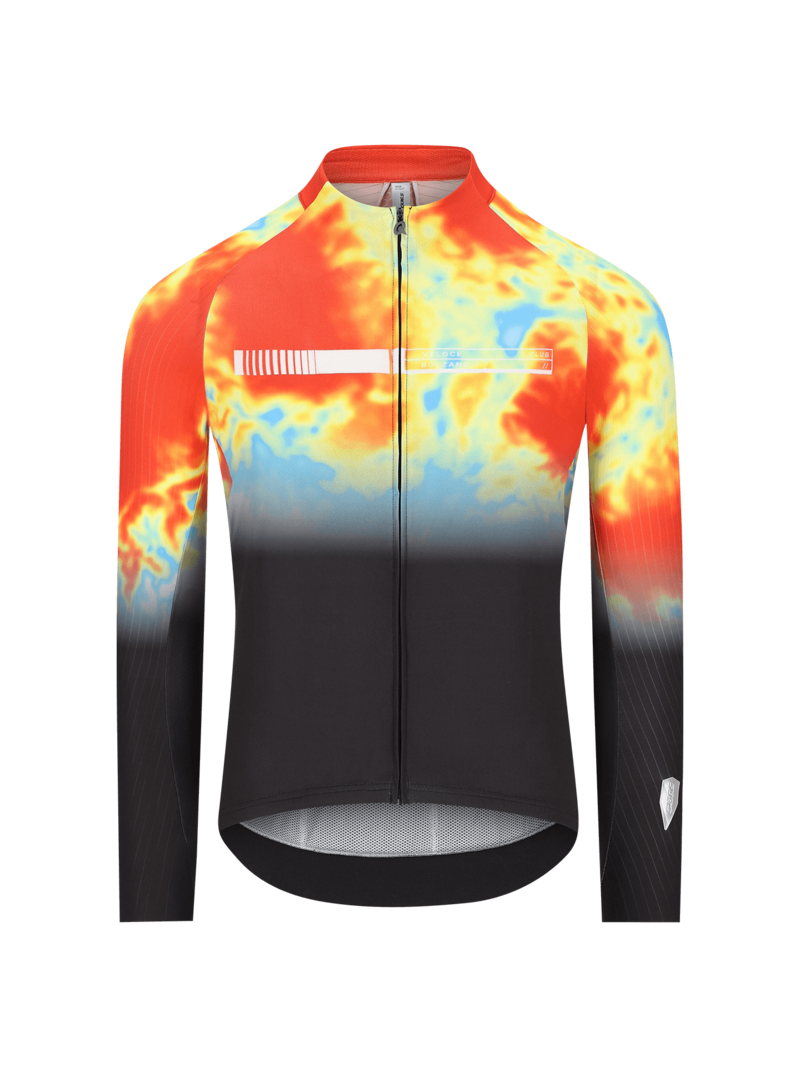 Gregarius Hybrid Light Veloce Club  Long Sleeve Jersey Black