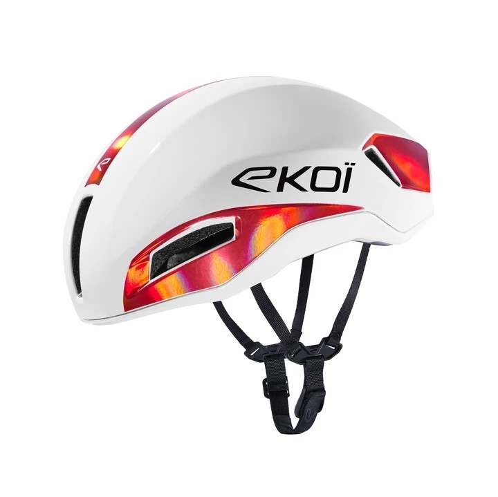 Helmet EKOI Racing R-AERO LTD Aero White Holo Red