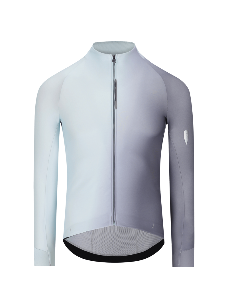 Gregarius Hybrid Big Fade Long Sleeve Jersey Grisaille Blue