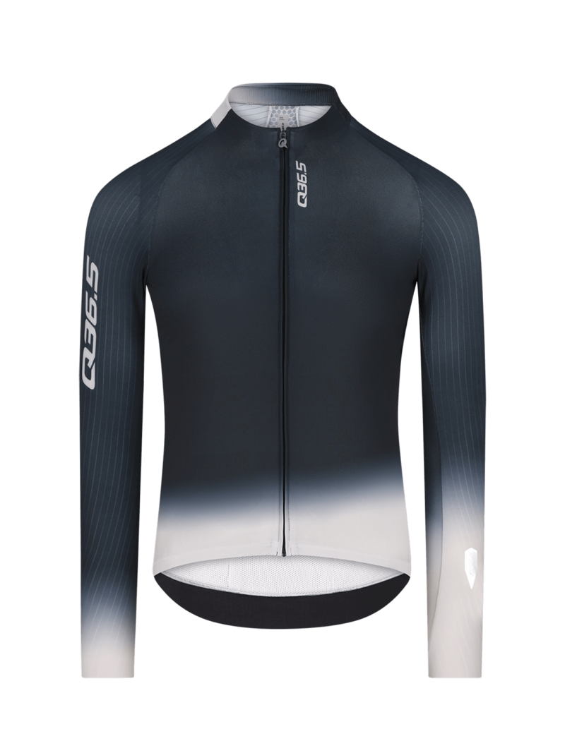 Gregarius Hybrid Light Collar Fade Long Sleeve Jersey Black