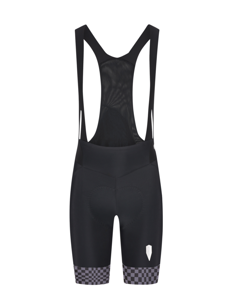 Gregarius Pro Bib Shorts Women Check Grey