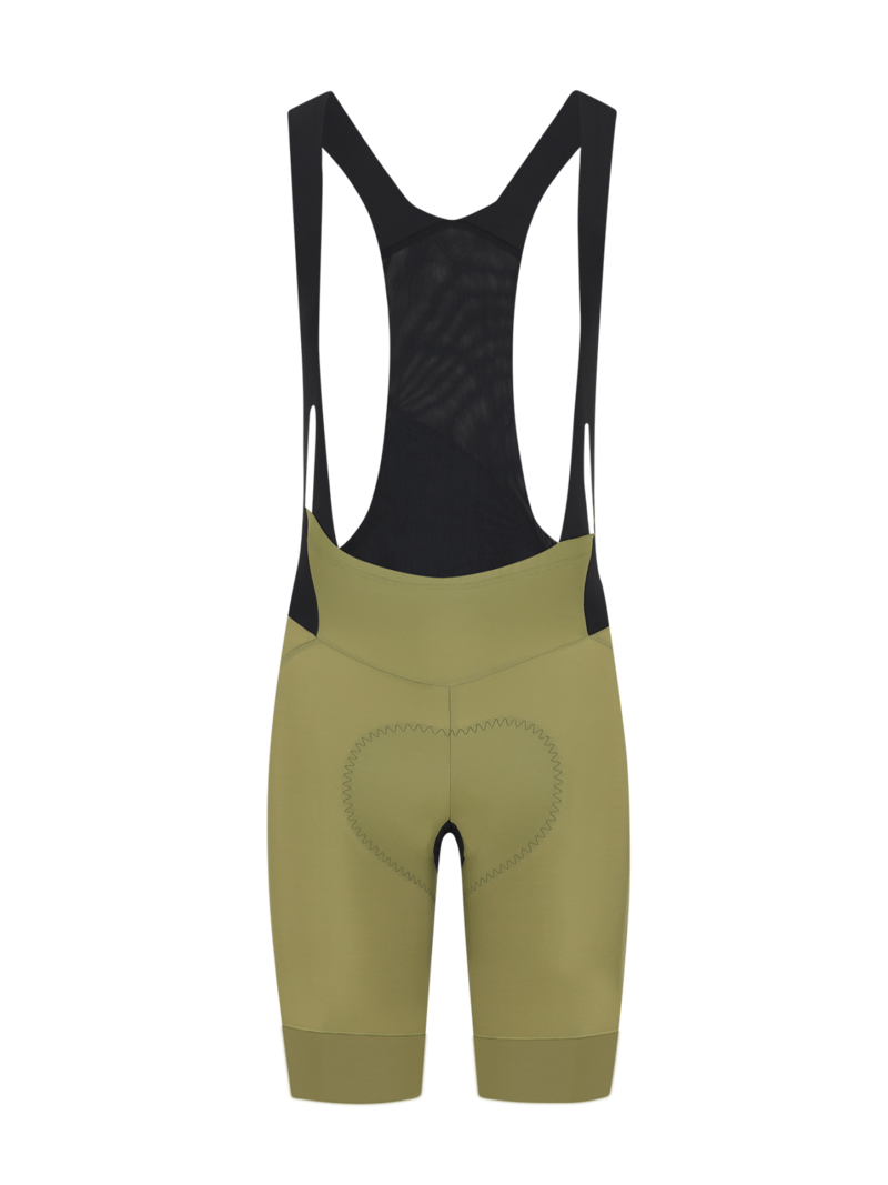 Adventure Cargo Bib Shorts Women Drab Green