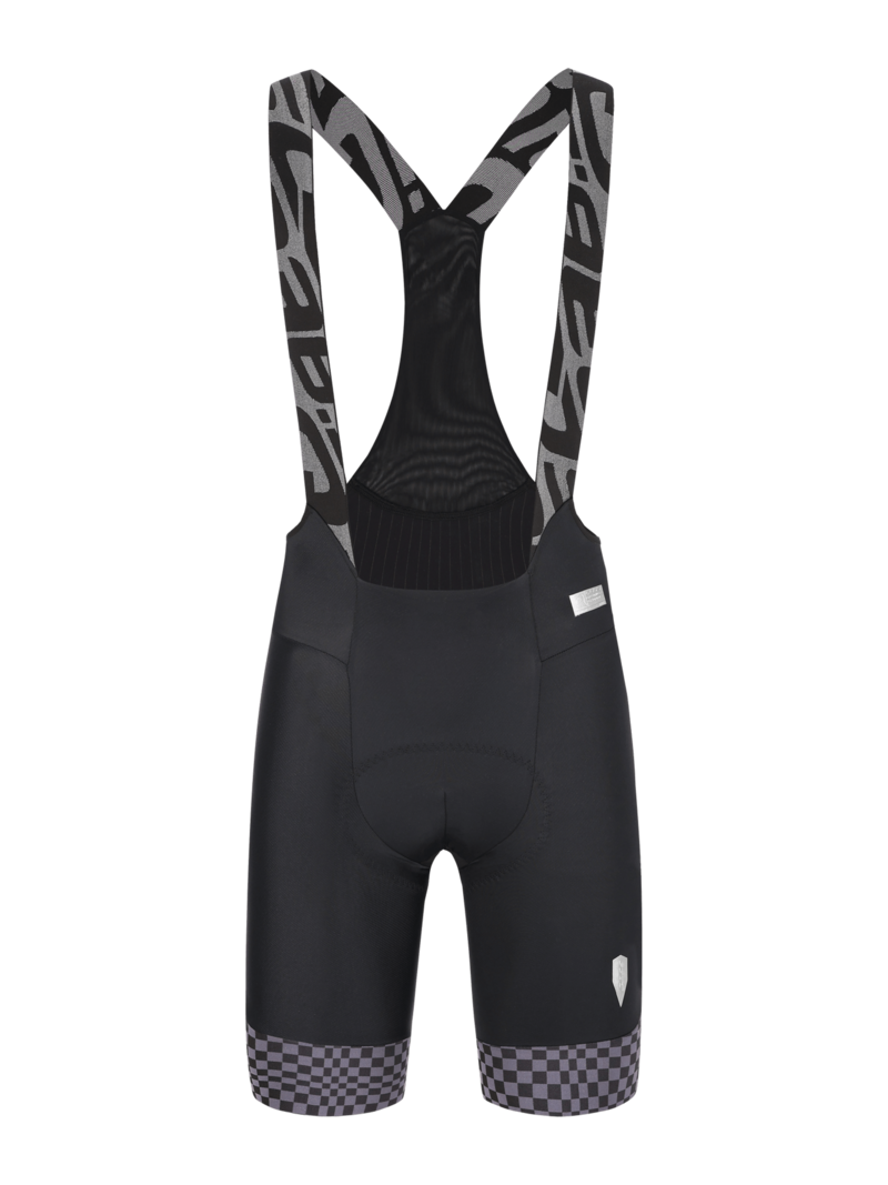 Gregarius Pro Bib Shorts Check Grey