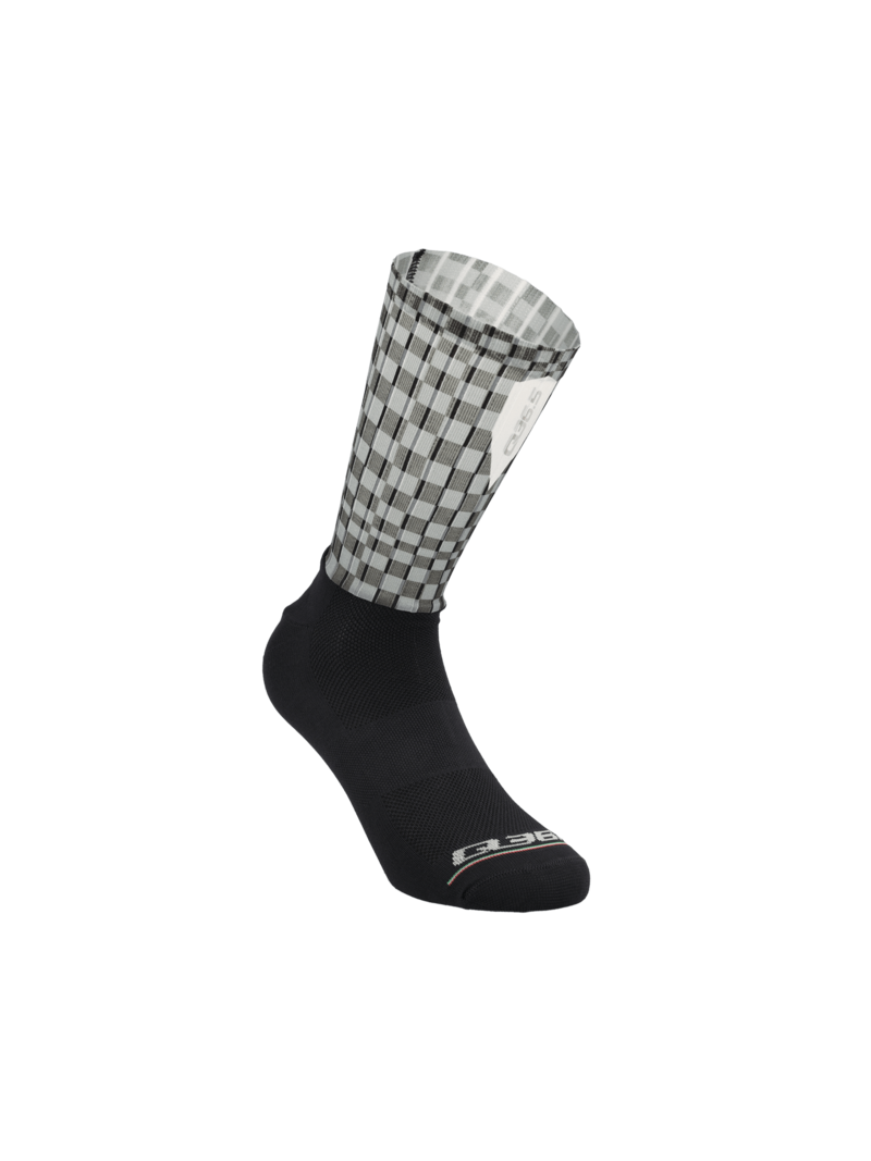 Aero Socks Check Grey