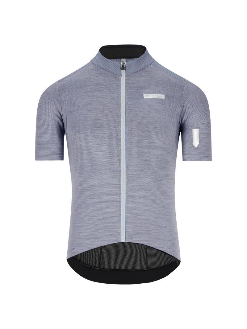 Adventure Tech Merino Jersey Grisaille Blue