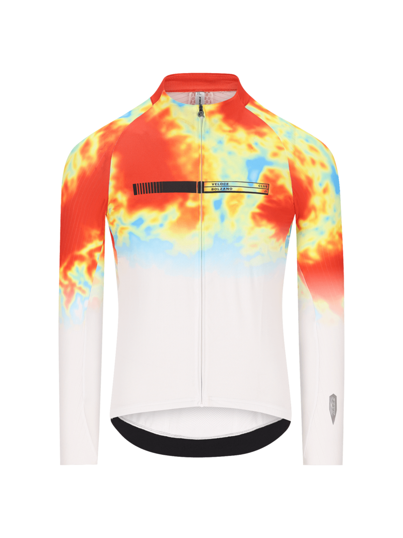 Gregarius Hybrid Light Veloce Club Long Sleeve Jersey White