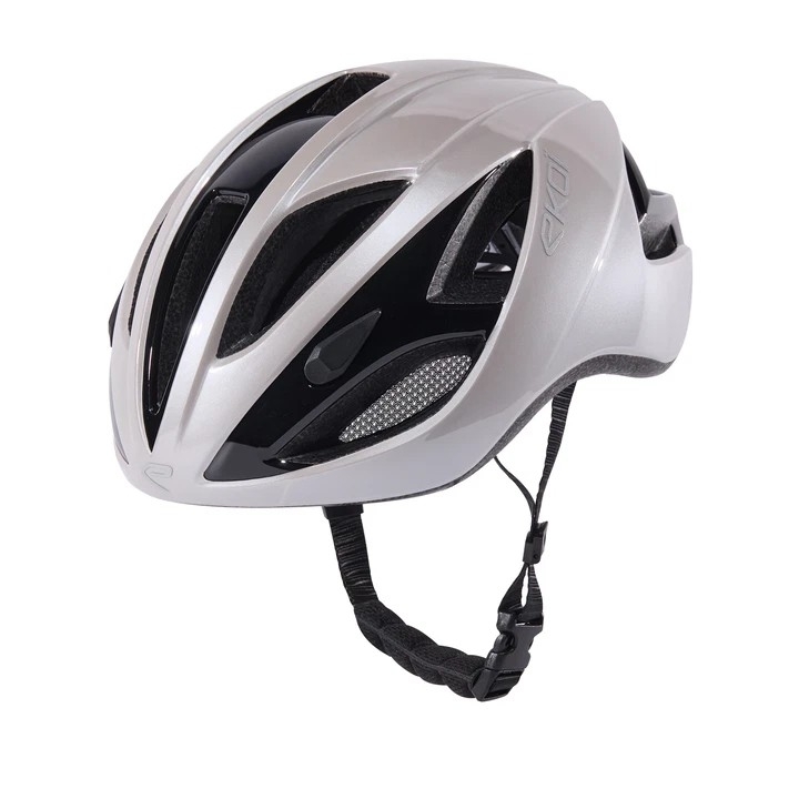 EKOI AR13 Evo Metal Silver Helmet
