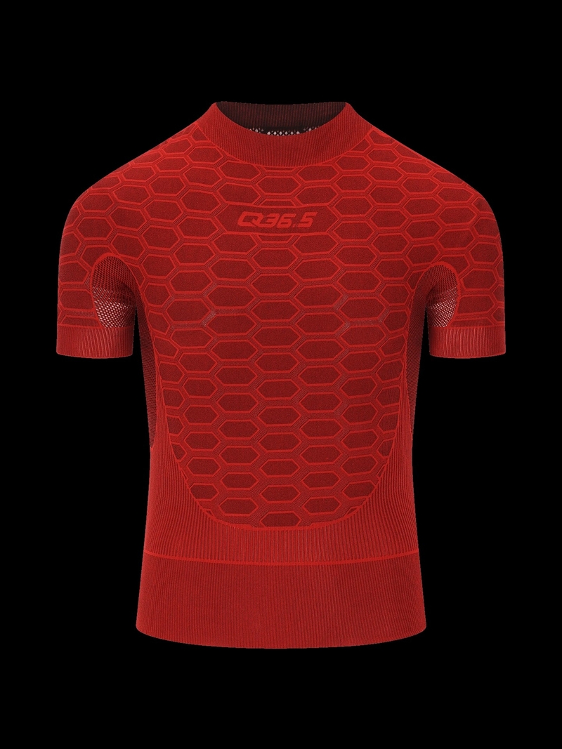 Base Layer 2 short sleeve Red