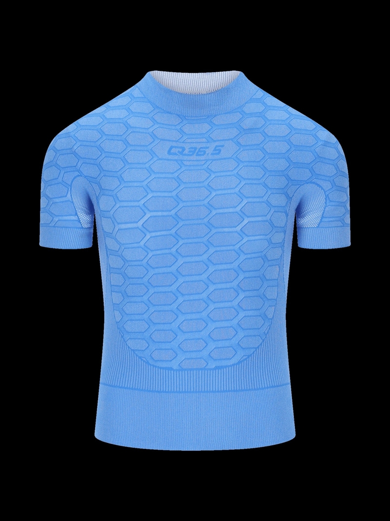 Base Layer 2 short sleeve  Supersonic Blue